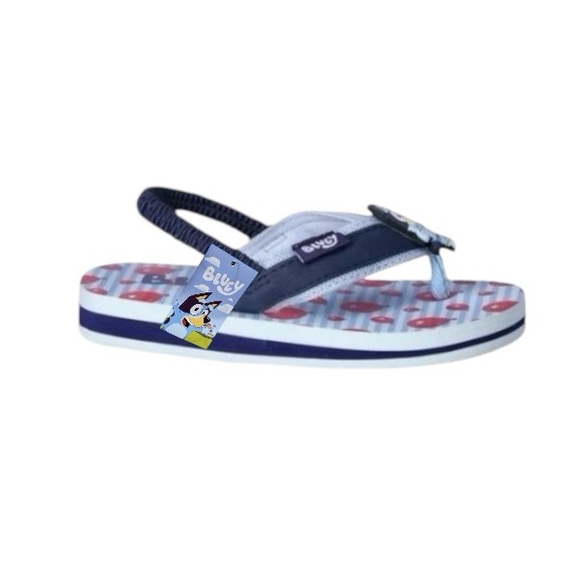Bluey Flip Flops With Heel Strap - Picture 4 of 6